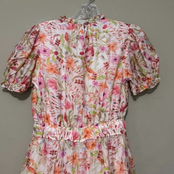 Meet Me In Santorini Floral Ruffle Tiered Mini Dress • XS - Picture 5 of 6